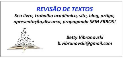 Revisão de Textos - Betty Vibranovski